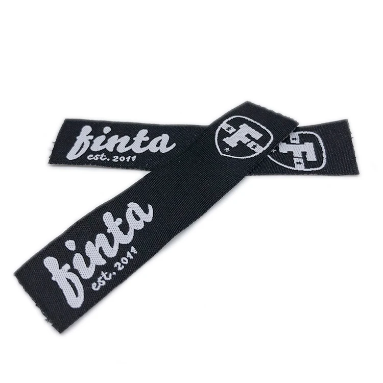 High Quality Garment Main Woven Labels for Clothing Woven Label Emblems Soft Woven Label