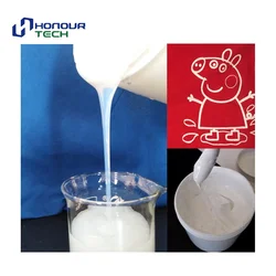 Water based acrylic screen printing adhesive