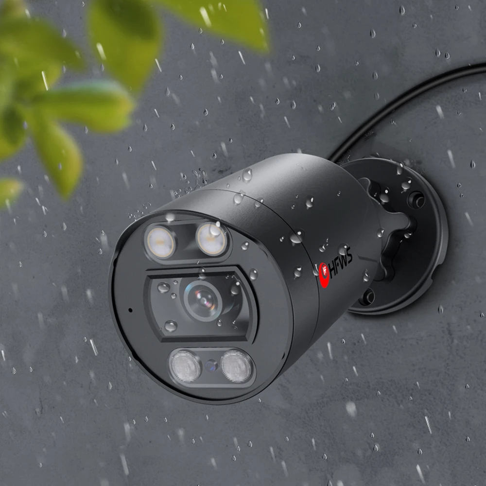 HFWVISION 4K Ip Camera Outdoor 8MP Poe Video Recorder Surveillance Camera Night vision Home Security Camera