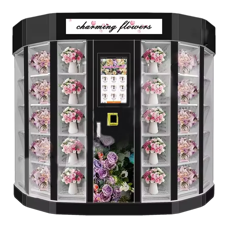 wholesale flower vending machine price flower bouquet flower vending machine japan