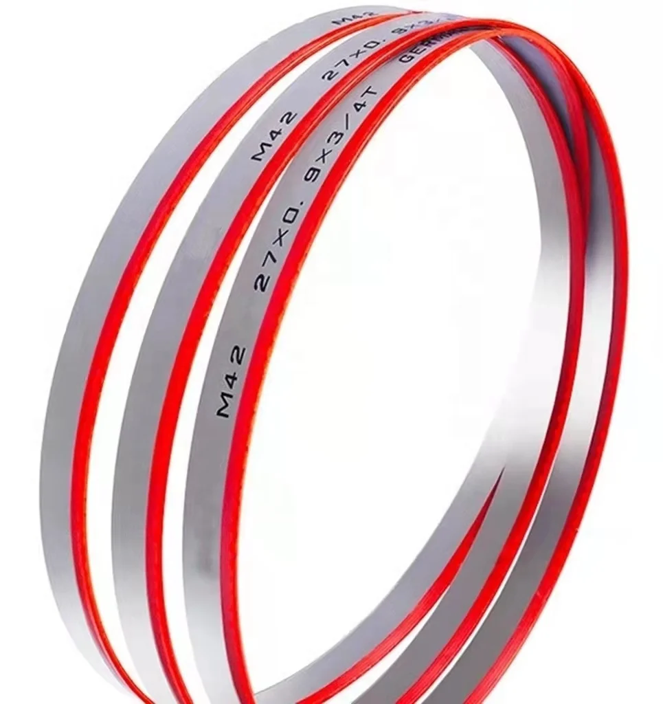 Hot Sale Bimetal Band Saw Blade New Designed High Hardness m42 Material And Bimetal Band Saw Blade Type Bands