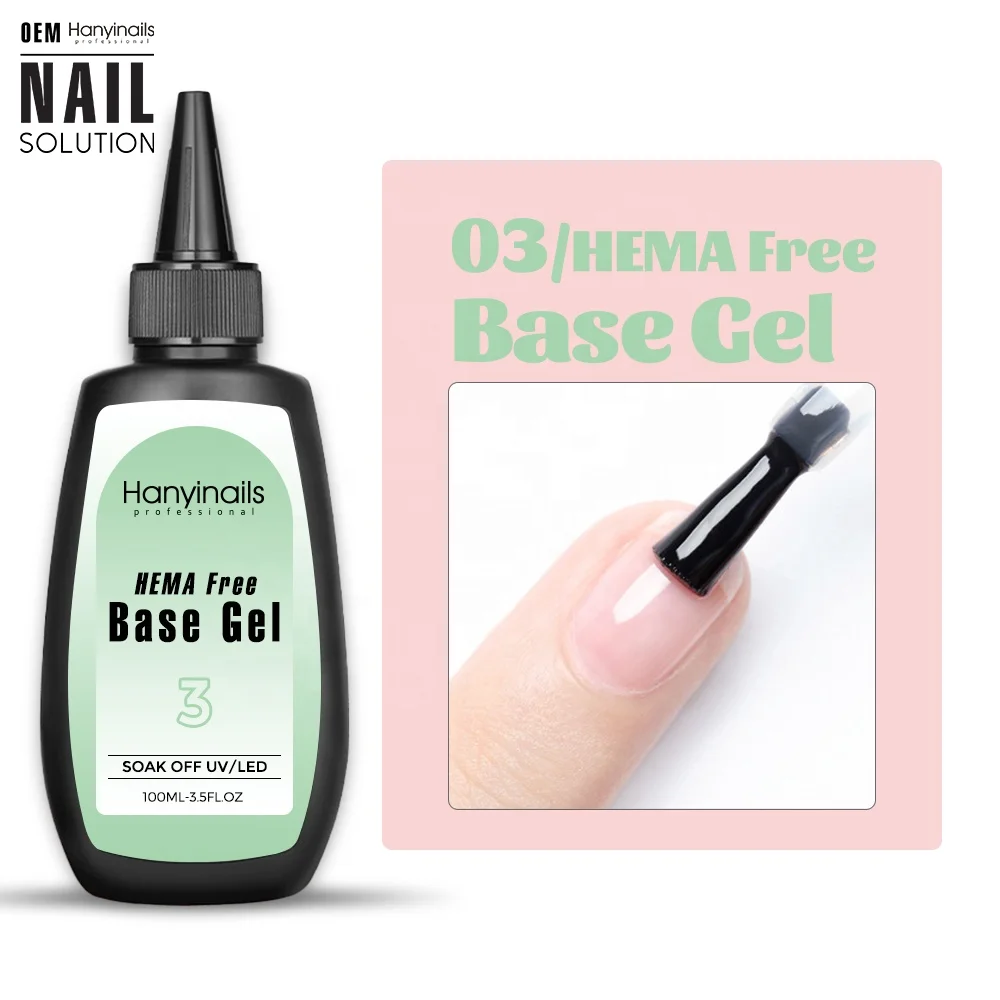 Wholesale oversized bulk High Shine Long Lasting Tempered No Wipe soak off UV 100ml top coat base coat gel polish Refill