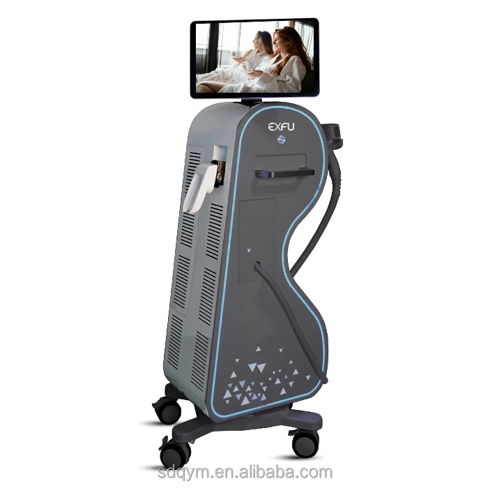 EXFU ICELL Big power 3000W diode laser 755 808 1064 diode laser 808nm hair removal laser hair removal machine price