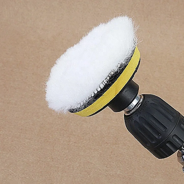 
Manufacturer wholesale 3m quality 3 inch BLACK-LOOP back car wool polishing pad 