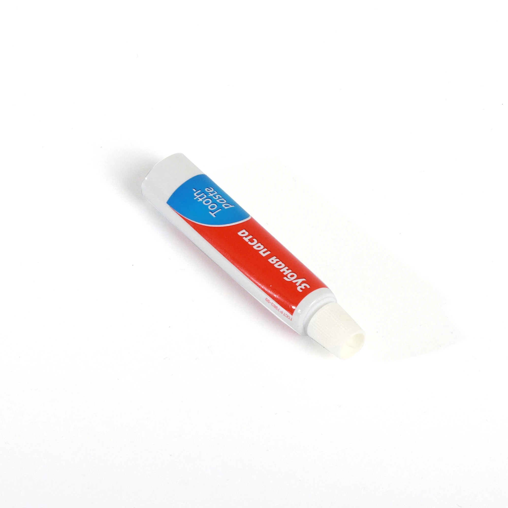 Customization 100g Empty Aluminum-plastic Soft Laminated Toothpaste Cosmetic Tube Packaging With Flip Cover
