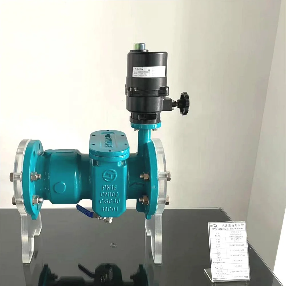 
Parent Design Mix Function Butterfly Valve with Check Valve function Tianjin Valve 