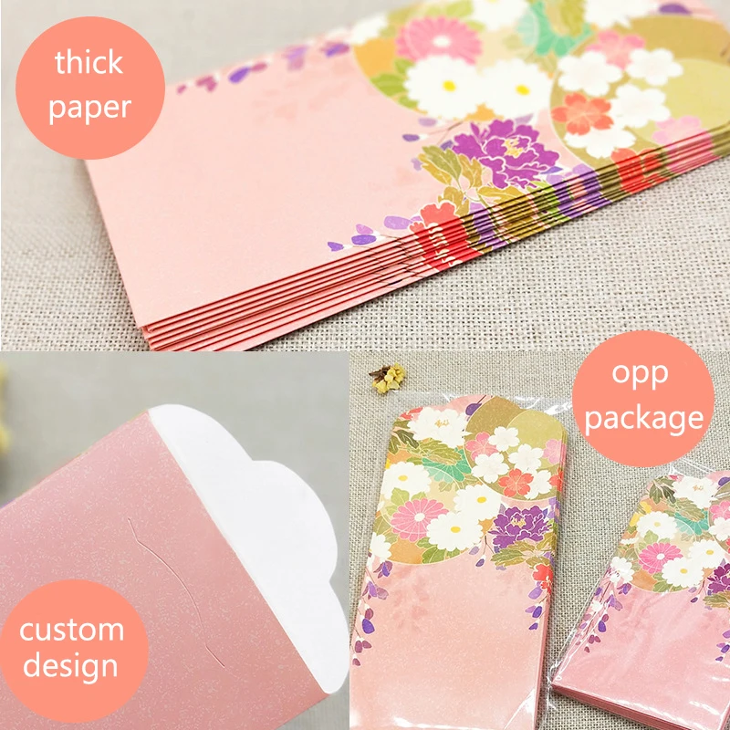 Custom Colorful Funny Envelope Hongbag Ang Pao Design Chinese New Year Red Packets Printing for Gift Giving