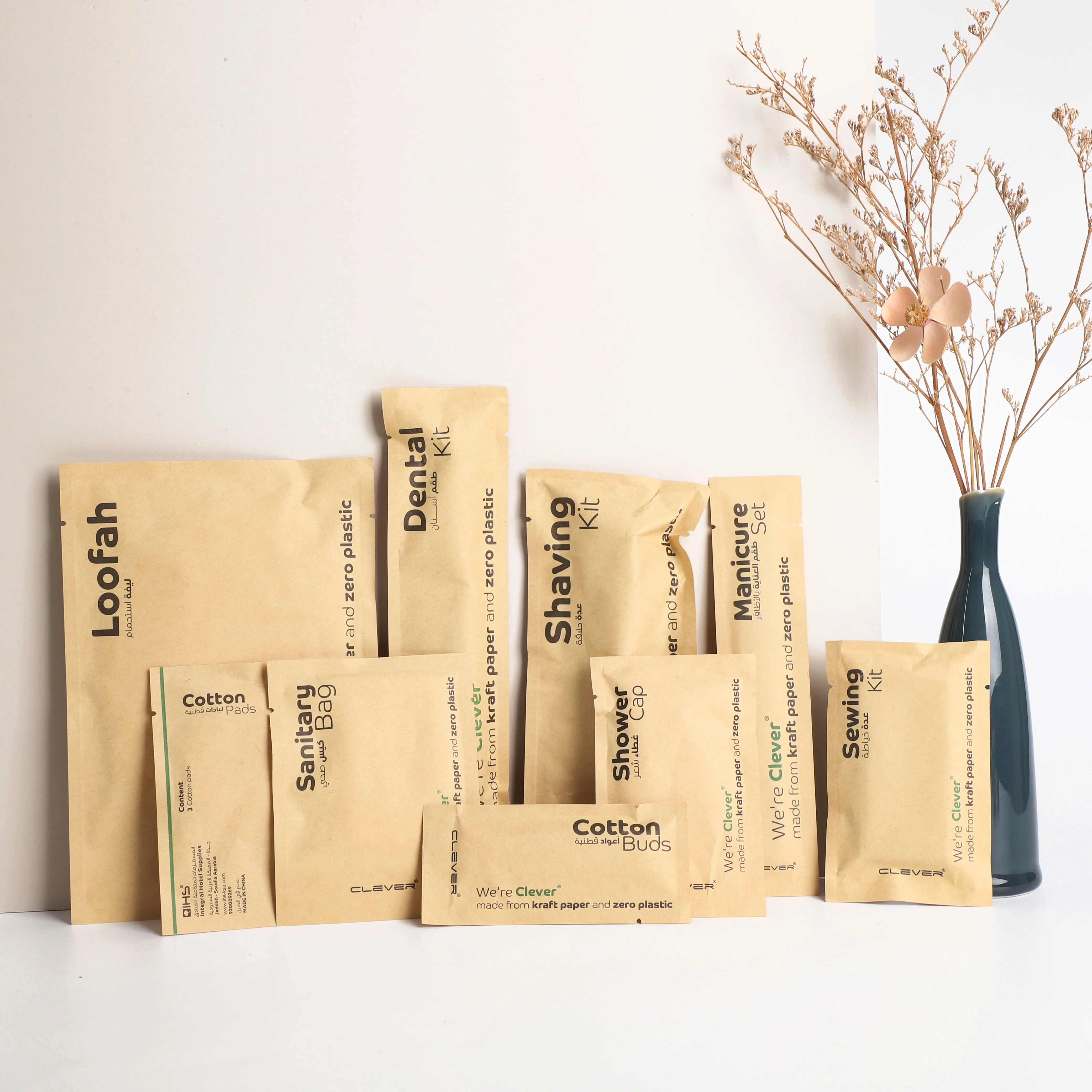 Customized Popular Disposable Hotel Amenities Sets Wholesale Tolietries