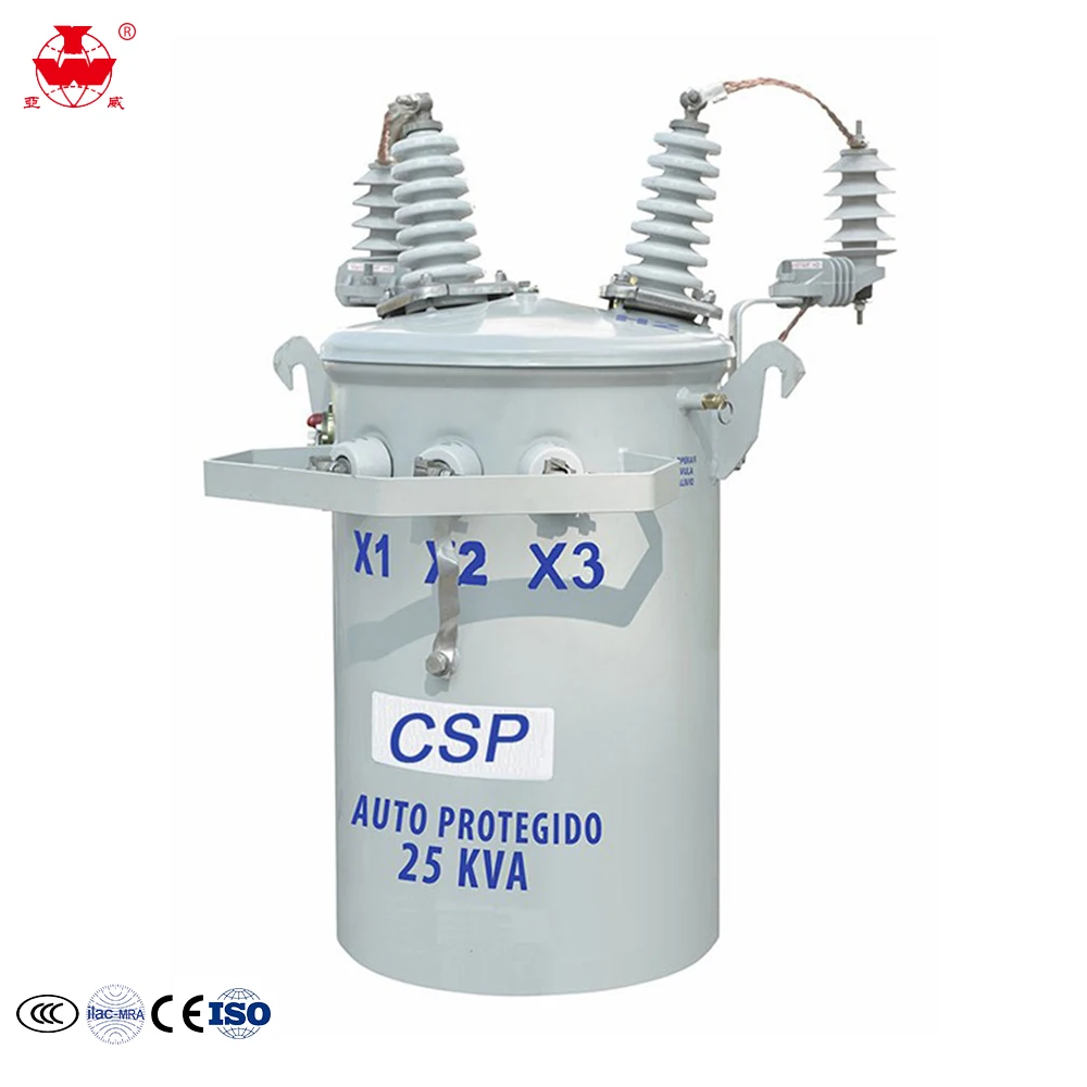 25 кВА 50 ква полюса смонтированы силовой трансформатор 11kv 13.2kv до 380v 220v на медная обмотка 60 Гц dyn11