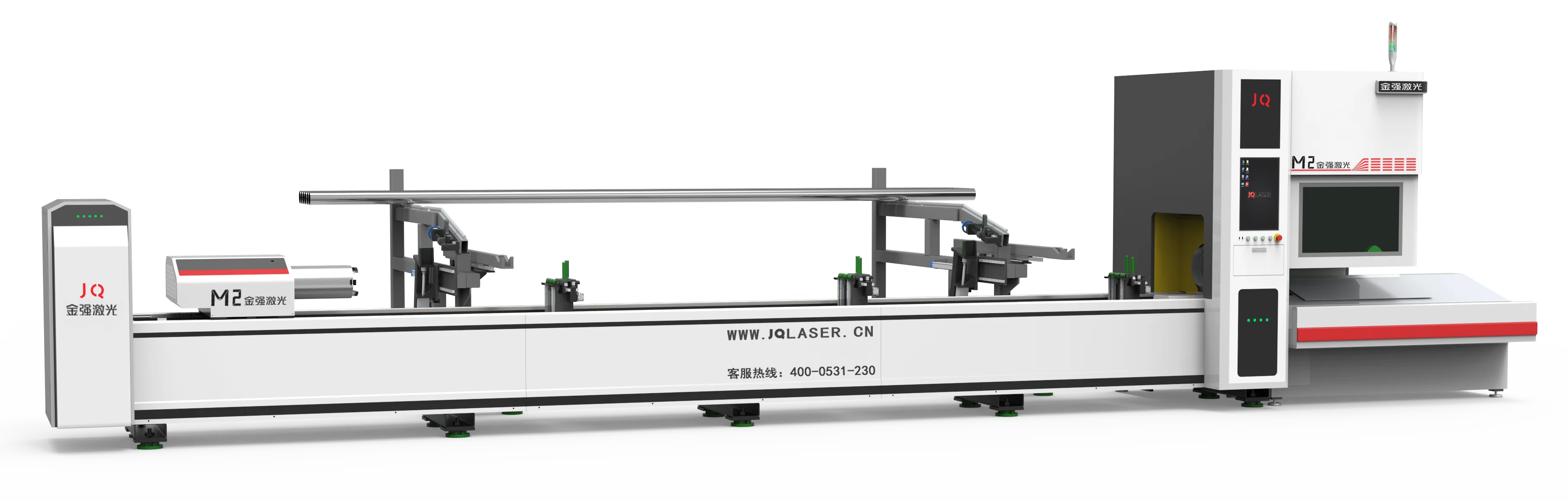 2 kw lazer cutter m1 6m rotary device automatic aluminium profiles square tube pipe cutters h-beams fiber laser cutting machine