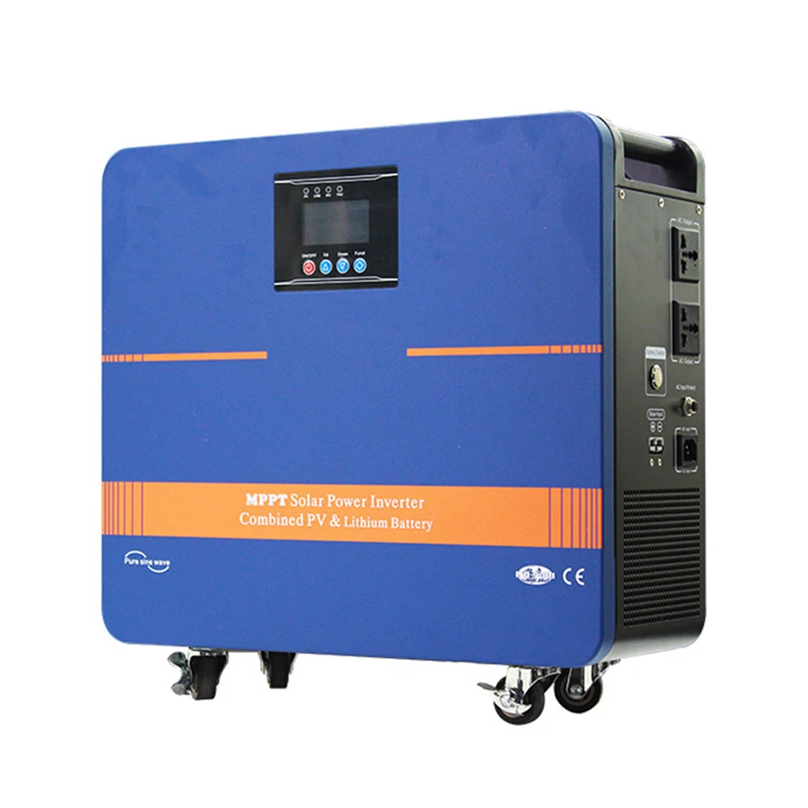 Home Mobile Solar Photovoltaic Power Generation MPPT Inverter Reverse Control Integrated Machine Energy Storage 5KW