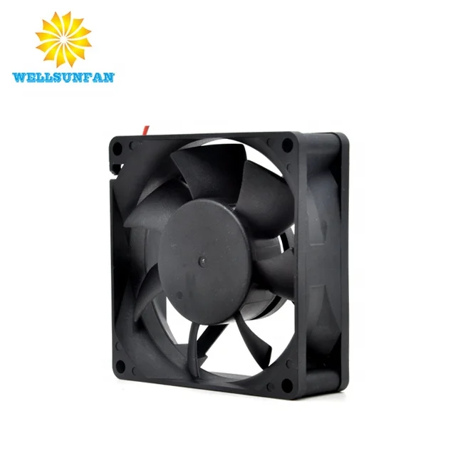 WellSunFan OEM ODM 8025 с высоким воздушным потоком DF802512HB 80x80x25 мм шарикоподшипник 12 В DC охлаждающий осевой вентилятор