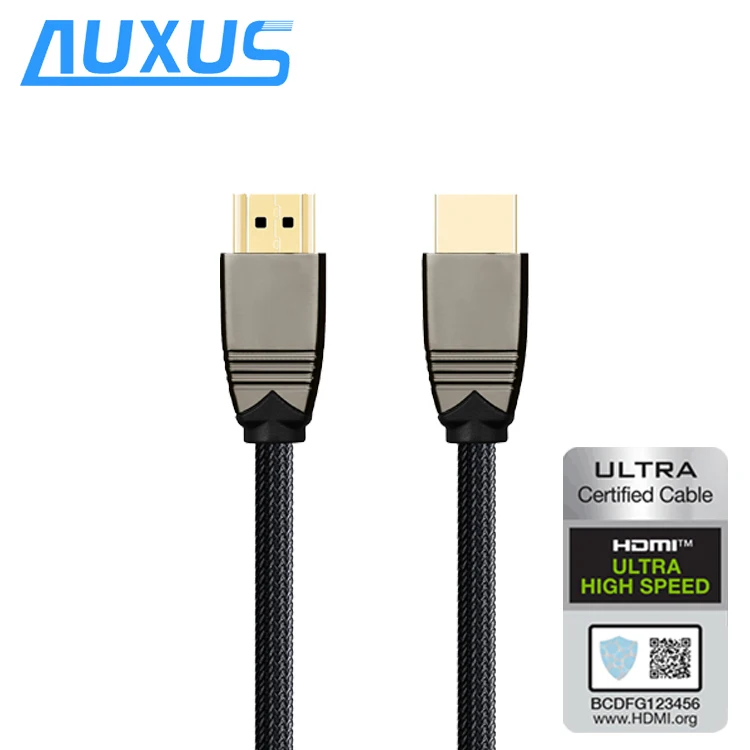 Сертифицированный Высокоскоростной HDMI-кабель 3D 8K @ 60 Гц 4K @ 120 Гц 48 Гбит/с 4320P HDMI-кабель с ethernet