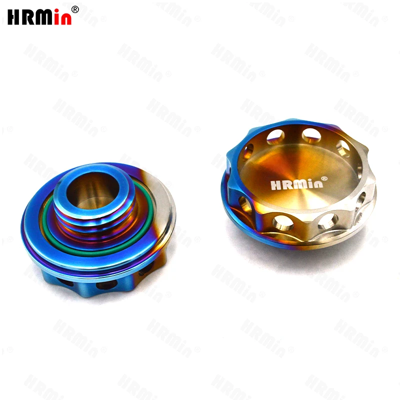 HRMin High quality Gr.5 titanium Ti-6al-4v Automotive fuel tank cap oil cap M37 for Toyota Racing car
