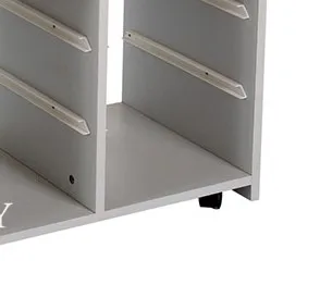 School Furniture Kindergarten Furniture Large Storage Movable Trolley For Kids