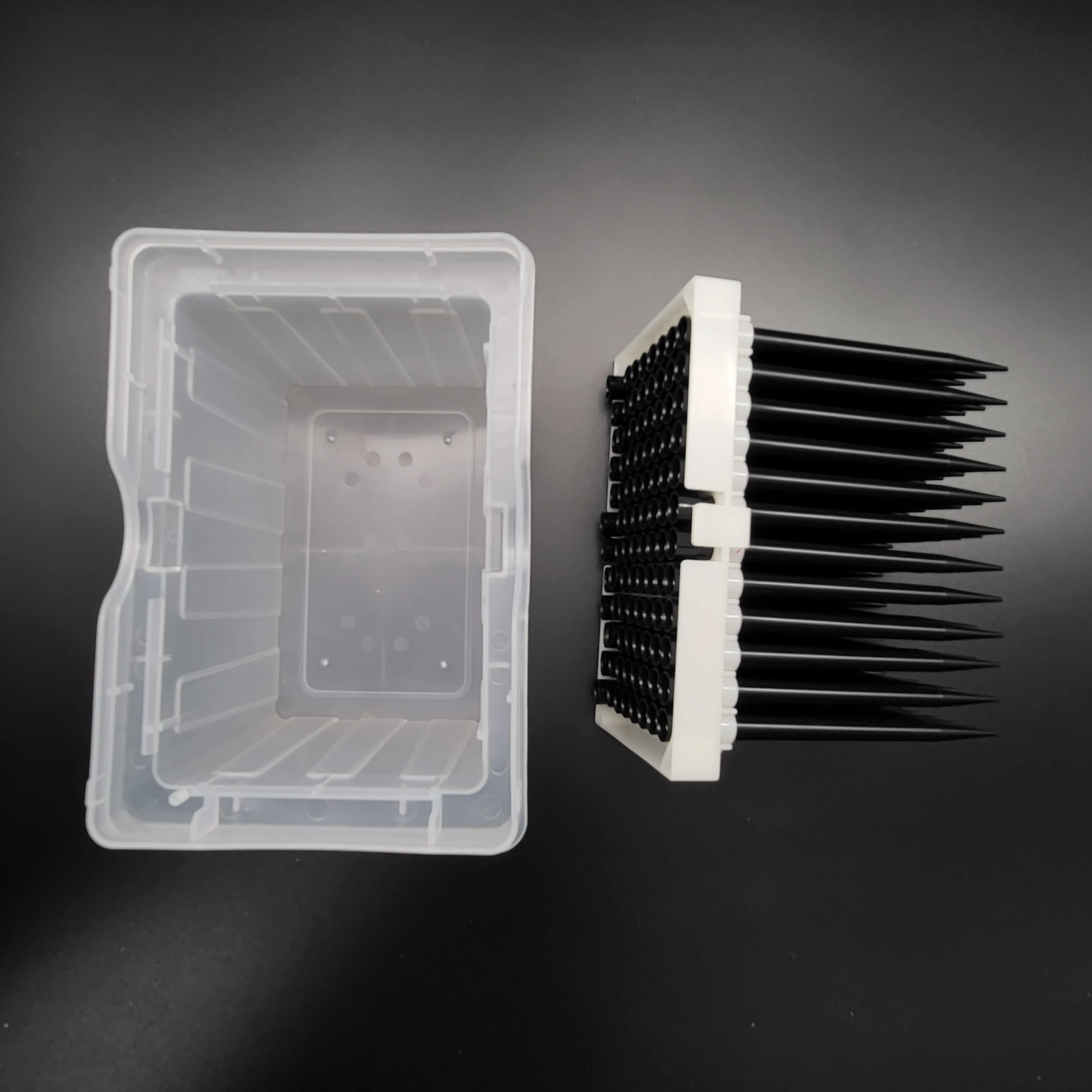 1000ul Disposable 1000ul Black Color Tecan Conductive Robotic Tip Pipette Tips