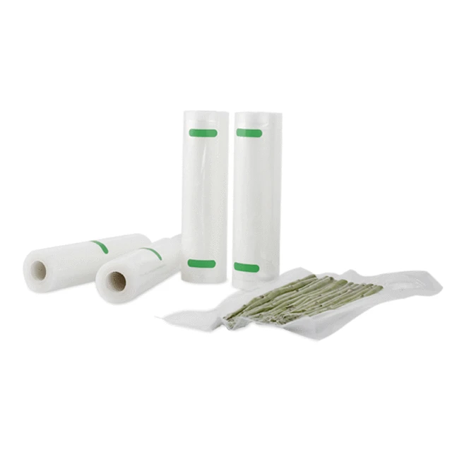 Custom Printed Compostable Emboss Vacuum Fresh Rice Food Packaging Co-extrusion Film Bags