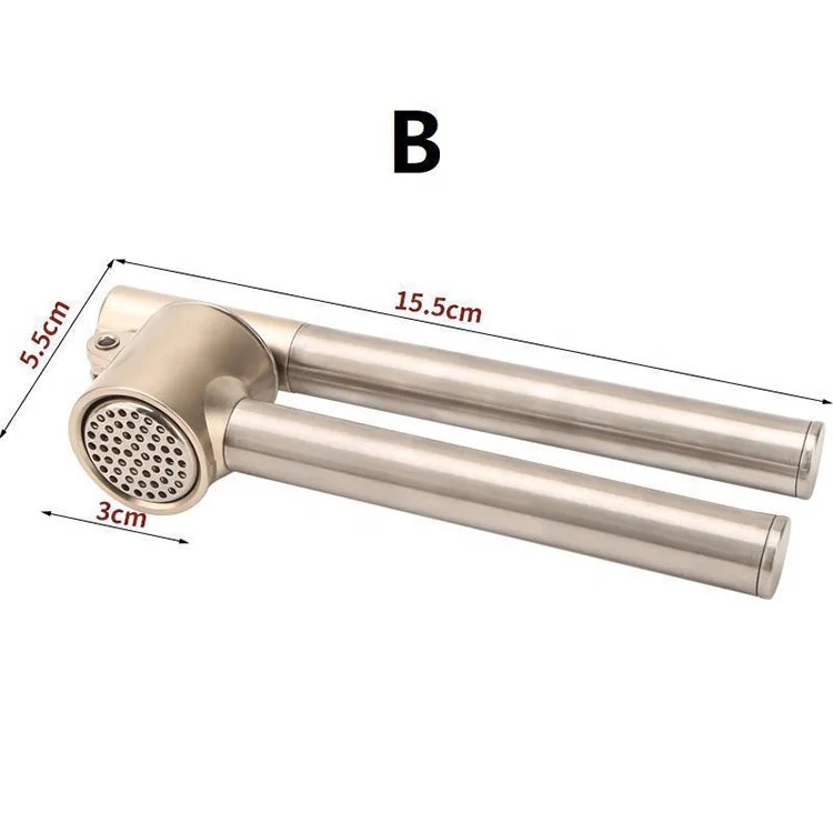 Amazon hot selling Kitchen Stainless Steel Mash the garlic Hand garlic cutter  Kitchen Gadgets