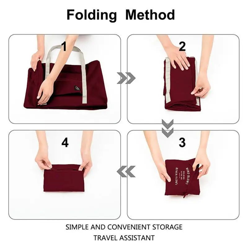 Wholesale Cheap Waterproof Nylon Travel Duffle Bag Custom Logo Foldable Luggage Storage Duffel Bag