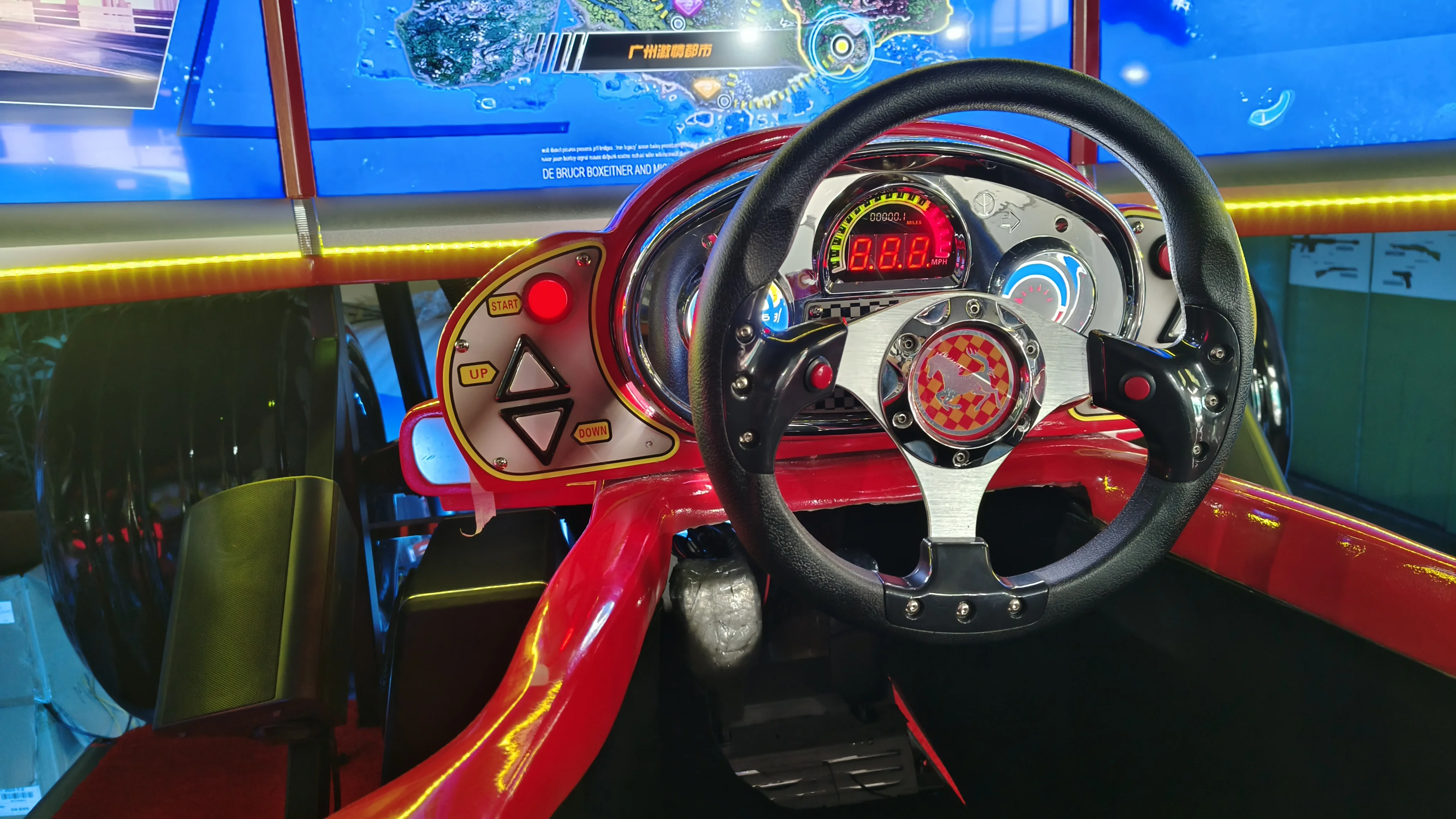Guangzhou Arcade machine Driving Video Racing Simulator Electric Off road Multicolor Attractive Price Racing Car Simulator