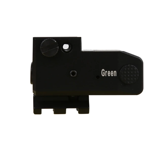 Sub-compact Pistols Red and Green Duo Laser Sight All Metal Powered by Rechargeable Battery With Mountable on Picatinny Rail