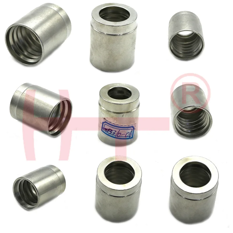 Hydraulic hose crimping ferrule  03310