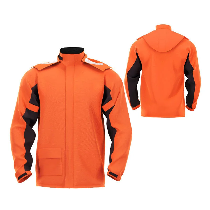 Motorbike High Quality Outdoor Waterproof Rain Coat Velcro Design Windproof Suit