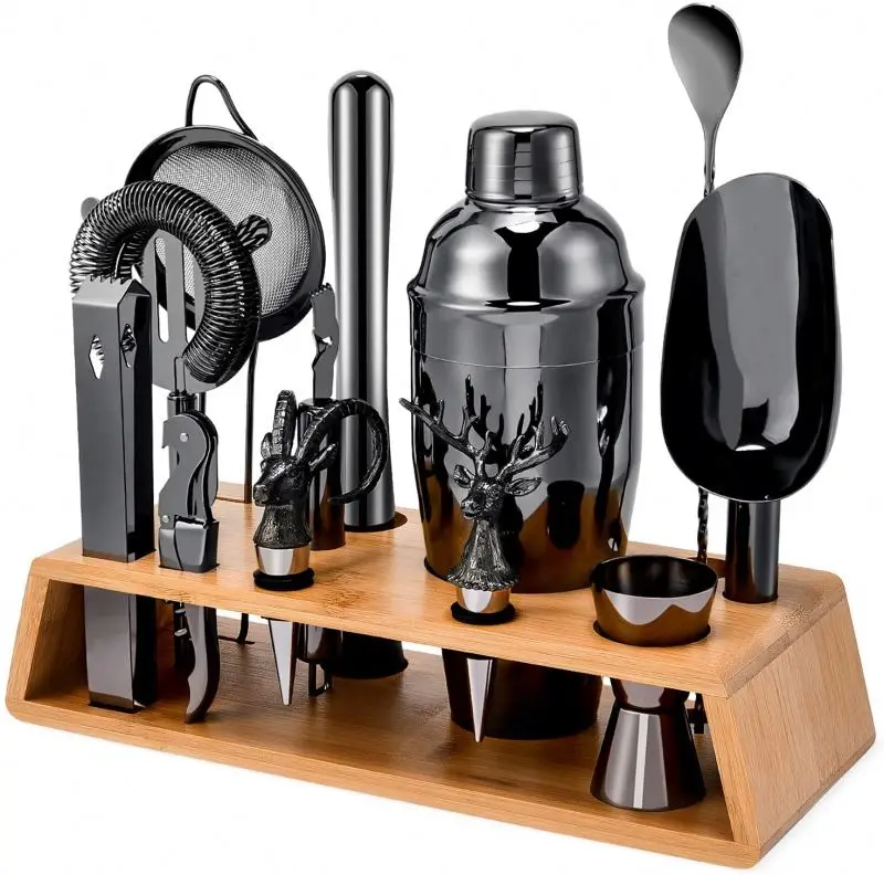 New Desgin Hot Sale Anti-rusting Cocktail Kit Bar Sets For The Home Bartending