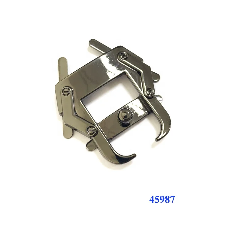 Wholesale black color metal men footwear clips buckle accessories
