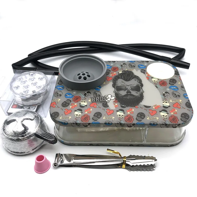 Custom Nice Quality Smoking Shisha with Long Pipe