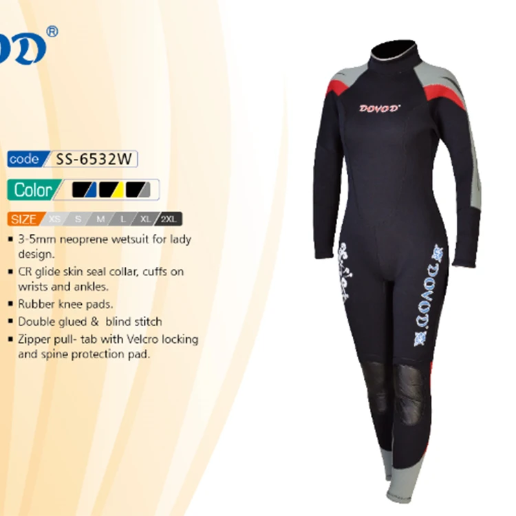 DOVOD китайский завод профессиональный производитель наколенники неопреновые каньонинговые Гидрокостюмы 7 мм индивидуальный Дайвинг сухой костюм