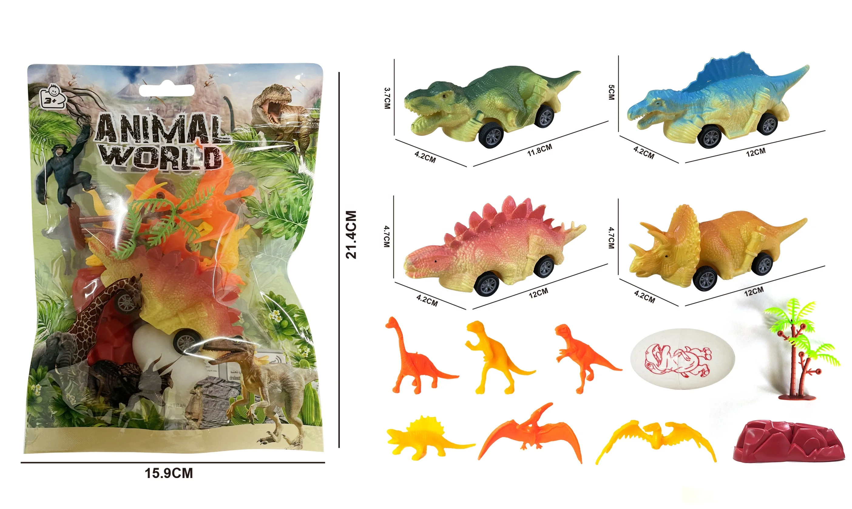 HOT SALE TOYS VEHICLE  PULL BACK DINOSAUR TOY PULL BACK CAR FOR KIDS