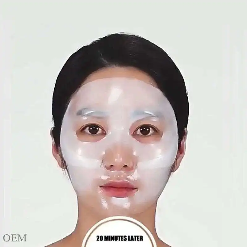 Private label Hydrogel Bio-collagen Mask Anti Wrinkle Face Firming Hydrating overnight Collagen sheet face mask