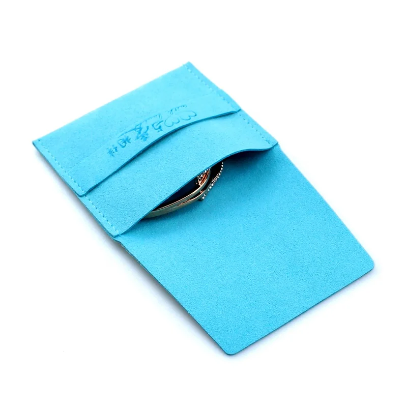 
logo printed custom envelope bag wholesale drawstring pouches gift packaging cosmetic jewelry packaging bags 