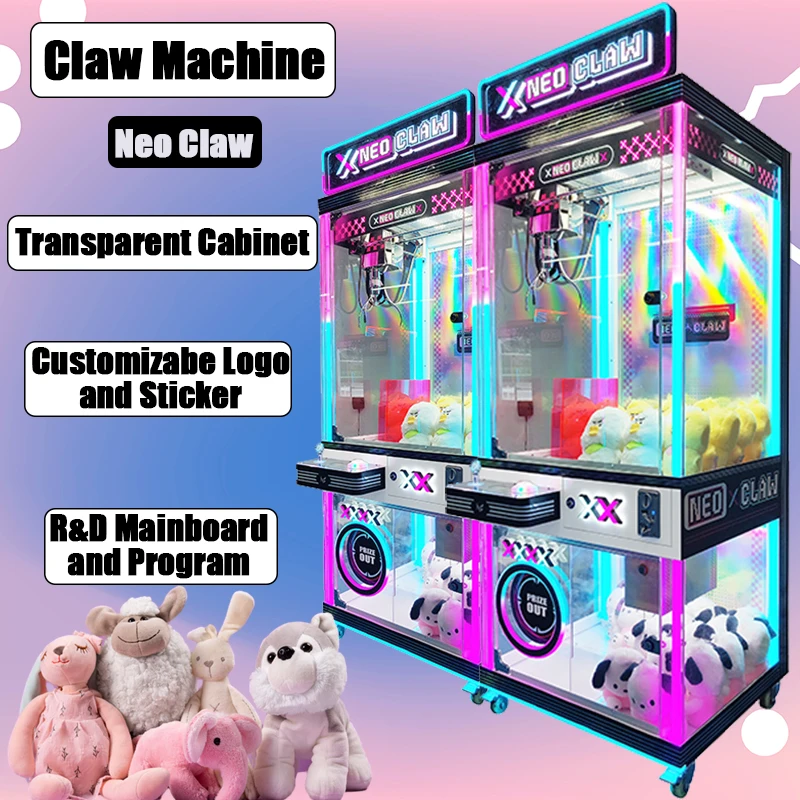 Commercial Arcade Coin Operated Games Japanese Claw Vending Crane Machine Parts Plush Toys For Claw Machine Prize Dolls Kit