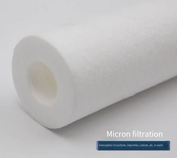 Food Grade PP Material High Quality 30inch 300-350g PP Cotton Filter Cartridge with 5micron/1micron for Home Purifier water