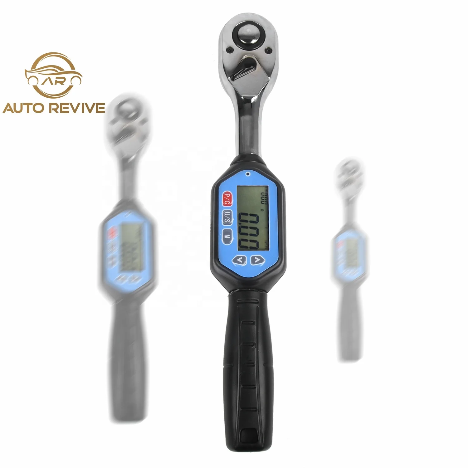 AutoRevive Hot selling EWM-30 Digital Torque Wrench 1/4 Square Drive Max. 22.12ft.lb Torque with Buzzer LED Indication and Peak