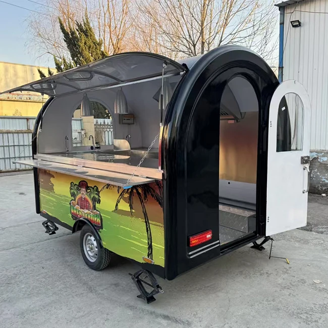 Mobile Food Cart Vintage Trailer For Sale Factory With Fast Delivery