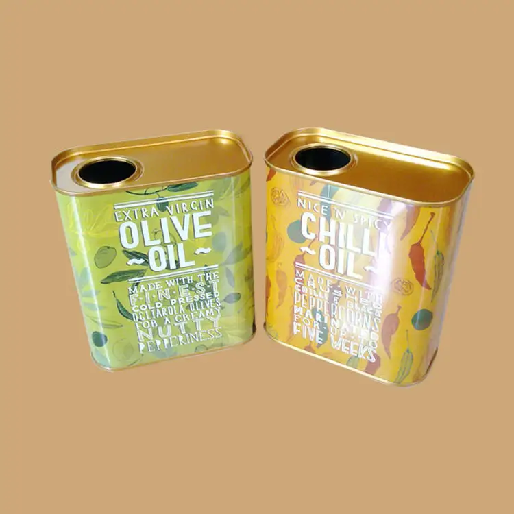 High quality bright tin plating square mobil oil can aluminum barrel aluminum barrel