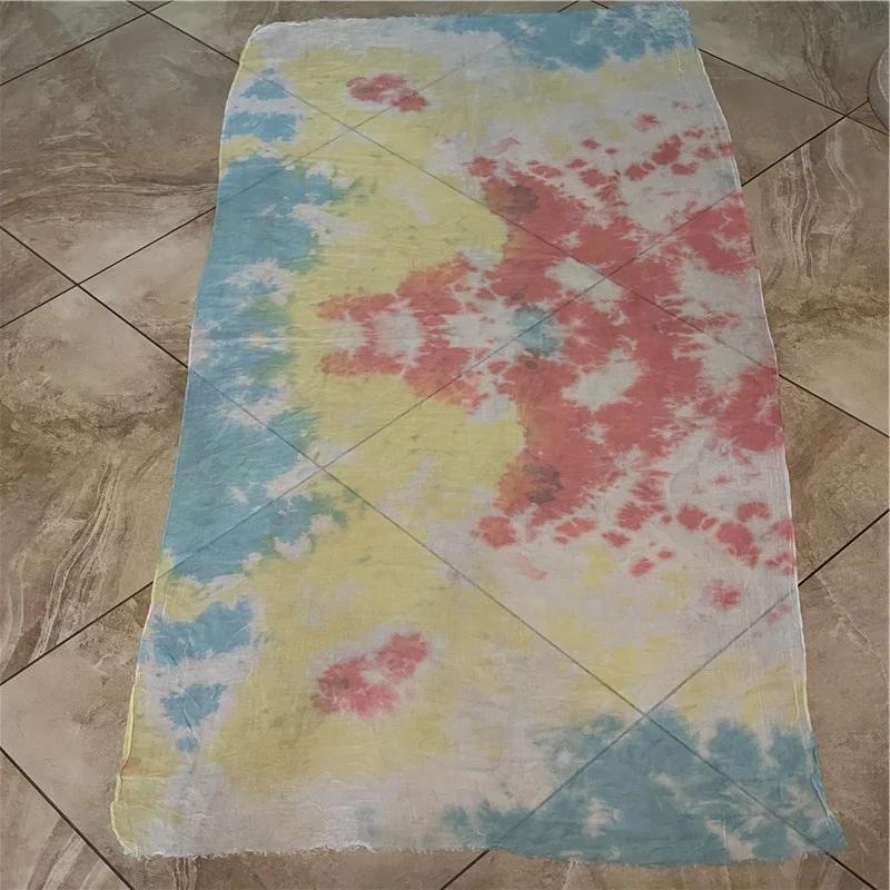 wholesale factory make  printed long scarf 100% polyester voile scarf