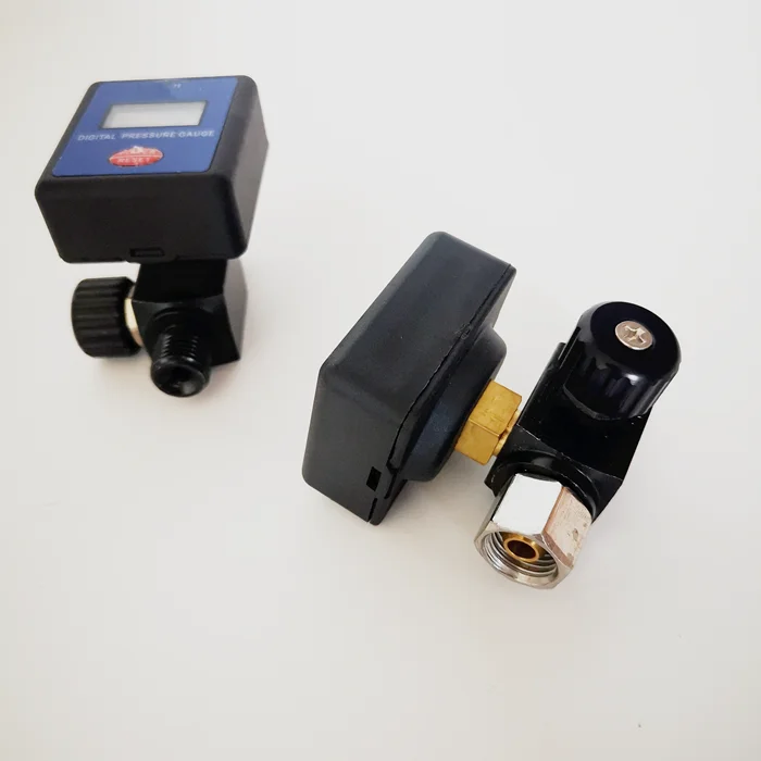 @ proeam car body shop repair refinish hvlp paint spray gun digital pressure gauge  air regulator