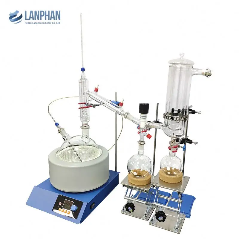 Short Path Distiller Equipment 5L Fractional Distillation Kits