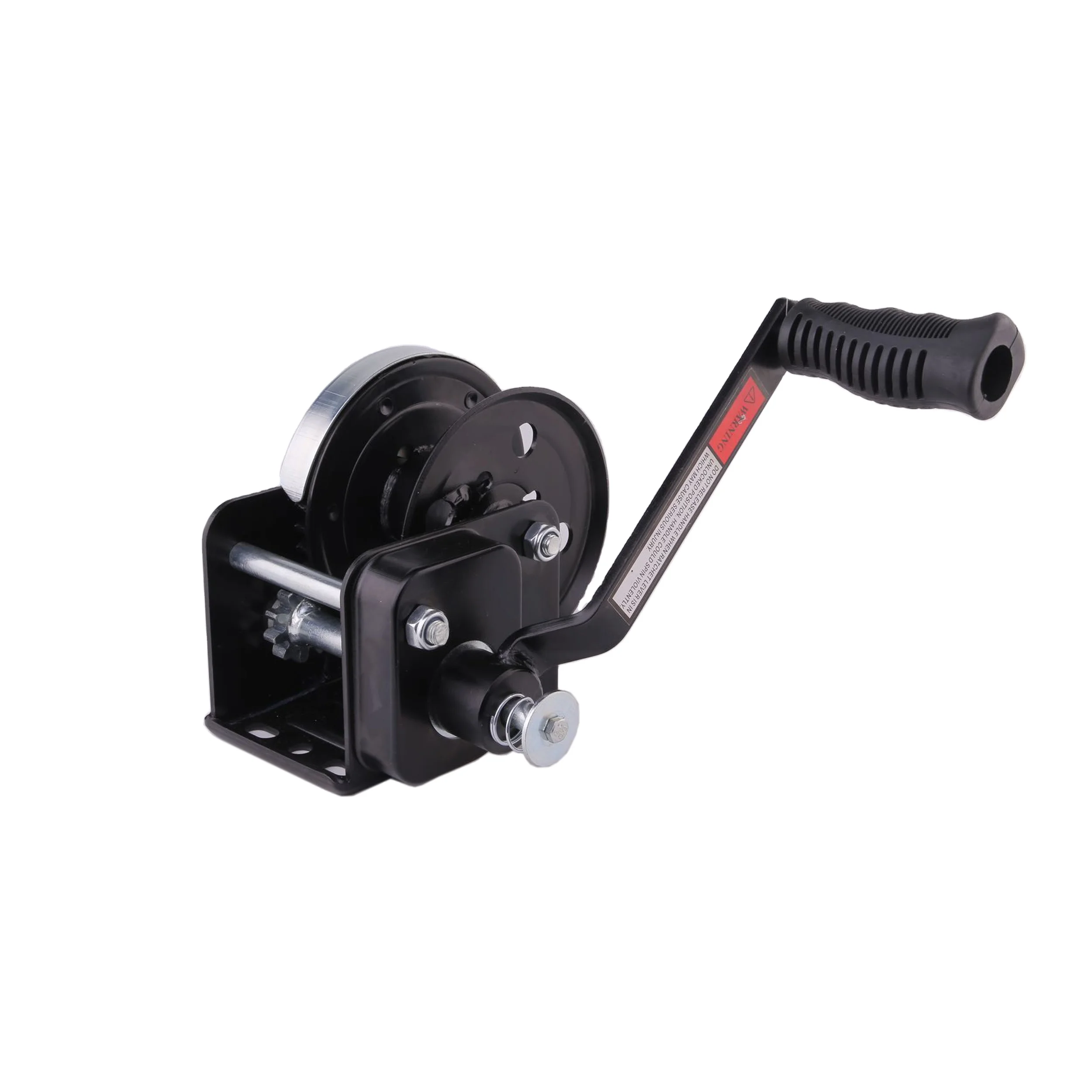 XINQI 2021 New Design 800LBS Hand Winch With Automatic Brake Drum  For Sale