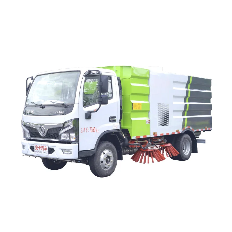 Dongfeng 4000L городской грузовик для уборки улиц пылесос дорог взлетно-посадочной полосы в аэропорту