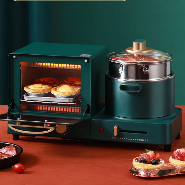 4 in 1 Multi Function Electric Breakfast Maker 3 in 1 Machine Bake Stew Steam