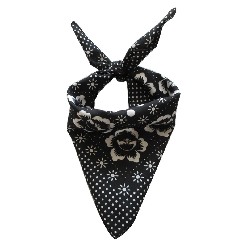 Hip Hop 100% Cotton Black Bandanas for Men