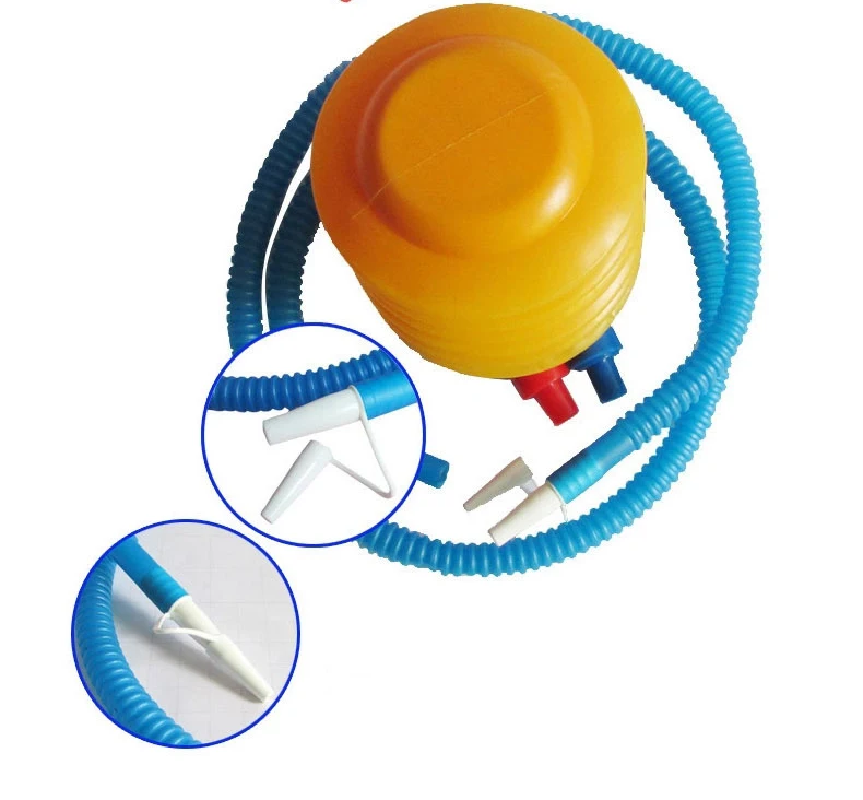 Yoga ball foot pump yellow air pump portable balloon inflator wedding room decoration supplies