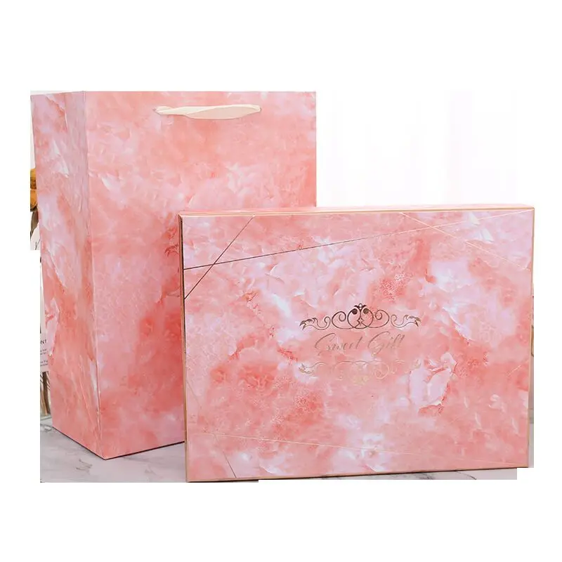 Marbling Gift Box for Cup Candy Packaging Box Paper Material Box Packaging