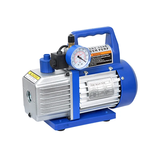 12 CFM 1HP Single Stage Vacuum Pump Hand Vacuum Pump with Gauge