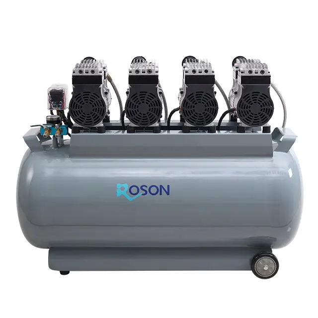 Best design quiet silent oilless oil-free dental medical air compressor 4200w air compressor